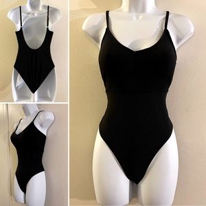 Coconut Beach Rib One Piece Swimsuit